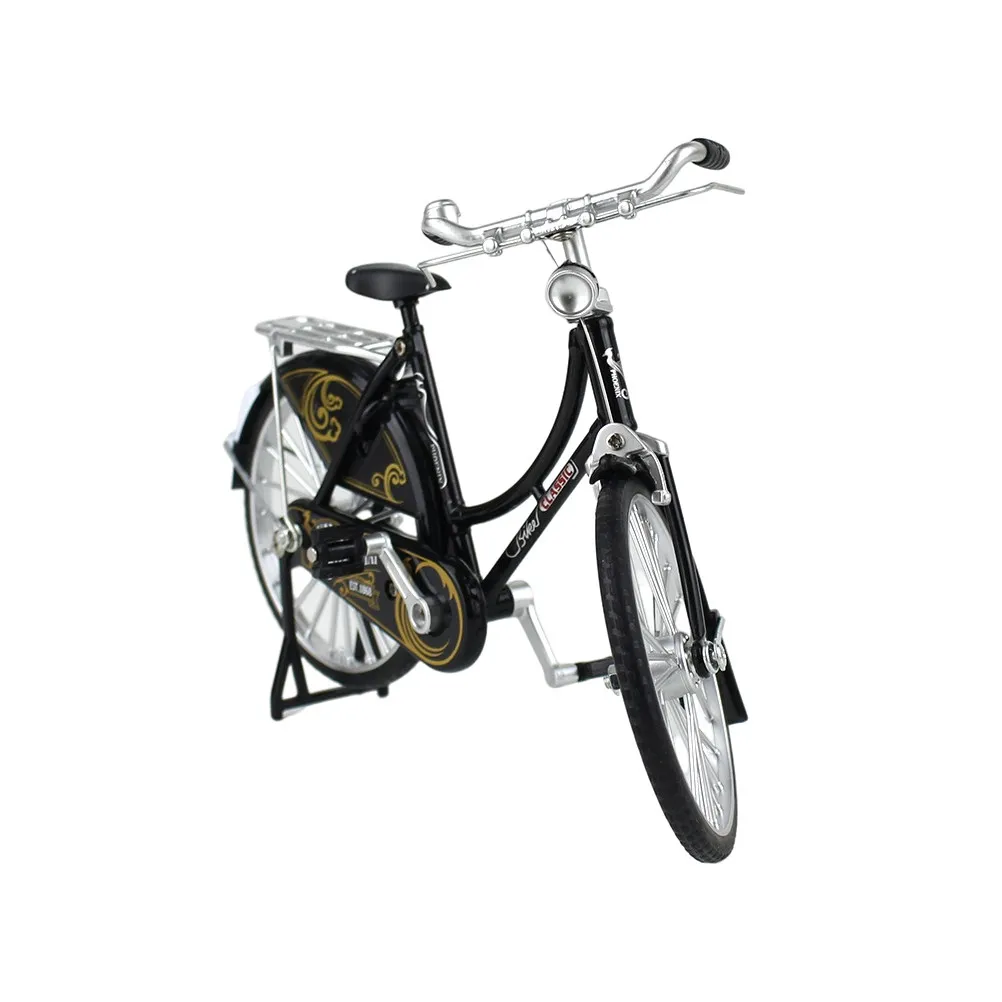 

Миниатюрная велосипедная скульптура из сплава в винтажном стиле для декора стола и полки, развивающая когнитивные способности, забавный подарок