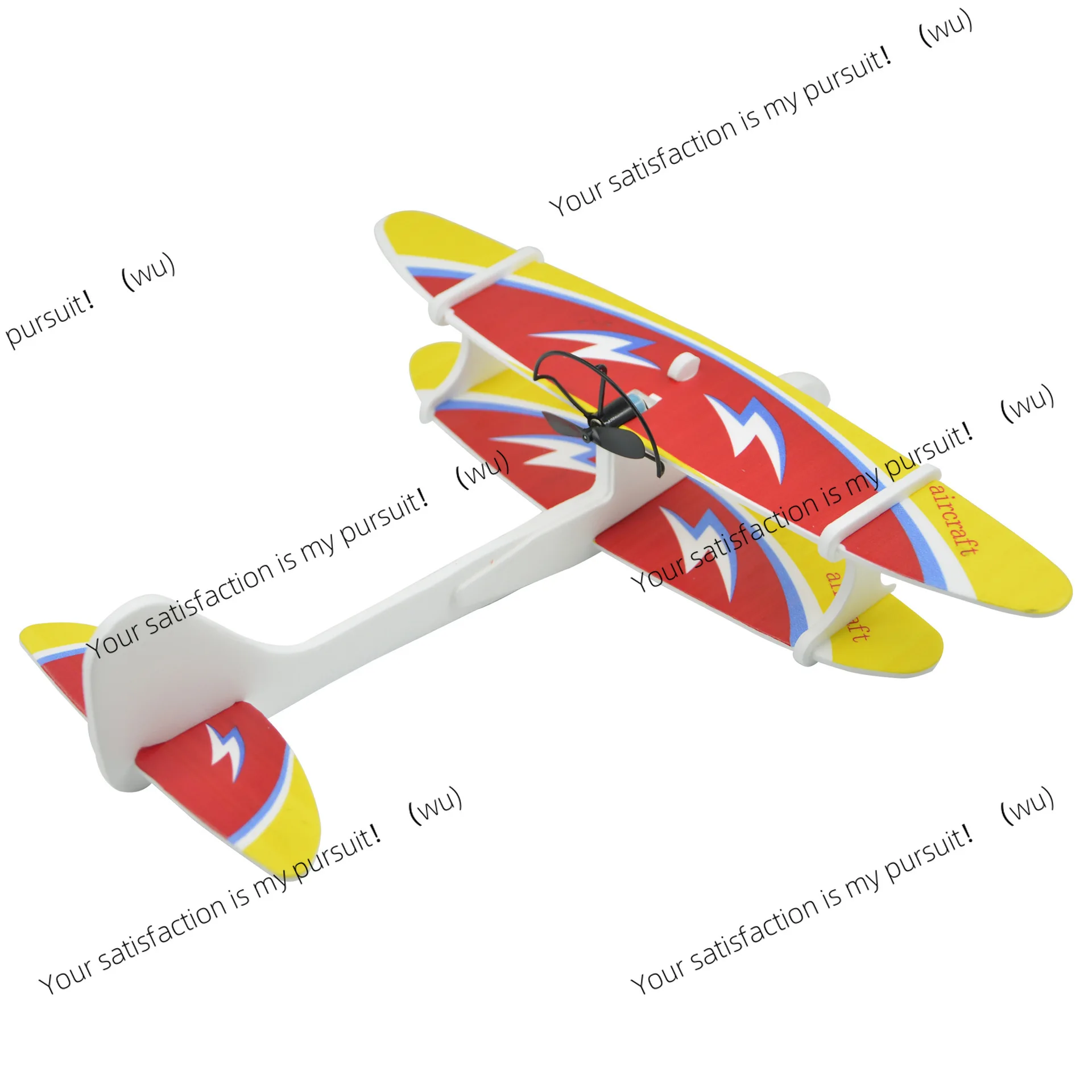 Electric foam plane usb charging hand throw biplane glider outdoor assembly aviation model