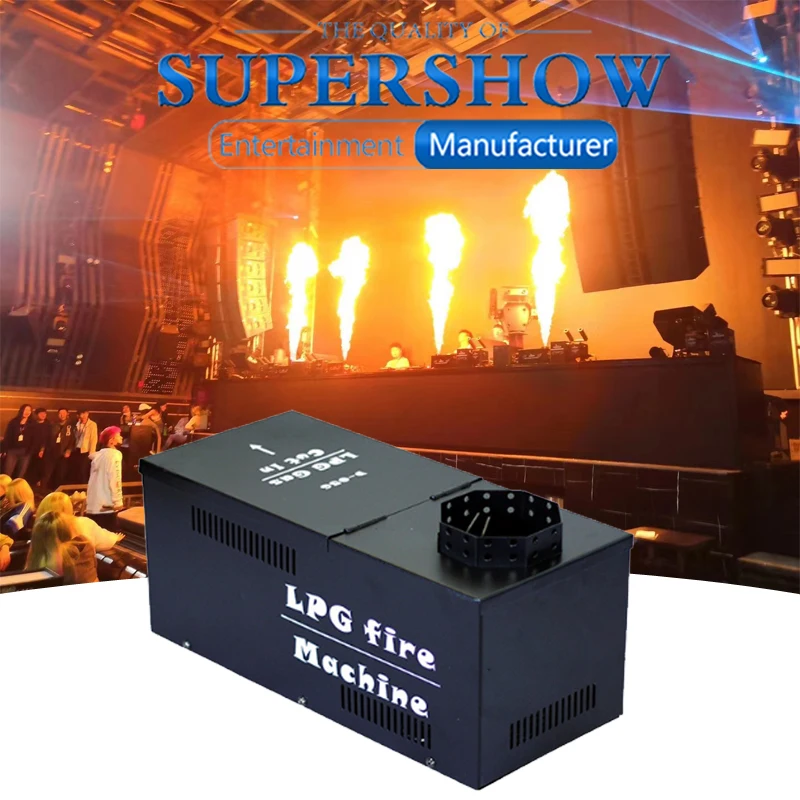 SFX Stage LPG Fire Machine DMX Fire Jet Projector Stage Fire Flame Machine Stage Special Equipment Flame Projector Machine