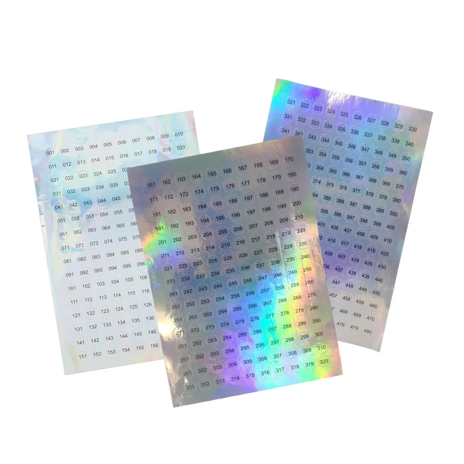 Lasers etiqueta digital adesivos à prova dwaterproof água 10mm diâmetro número arranjo tags adesivo unha polonês garrafa manicure ferramenta cor