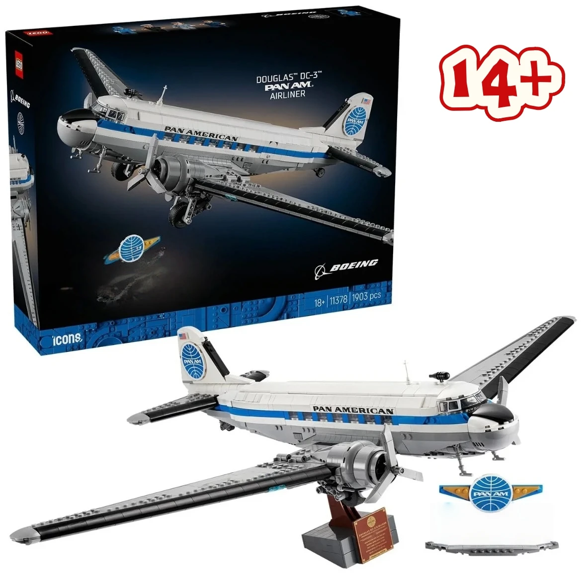

Exquisite Retro Aircraft DIY Building Blocks Elegant Aviation Craft Model Toy Layout High-end Daily Birthday Festival Gifts