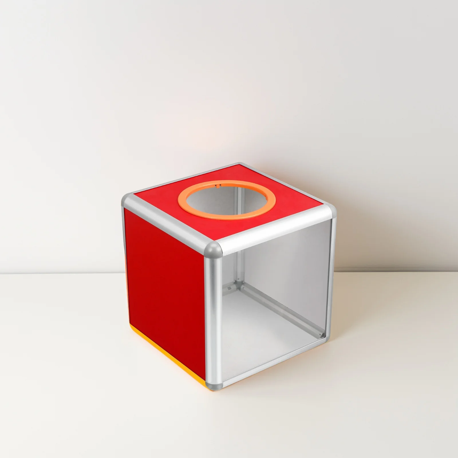 صندوق يانصيب للاجتماع السنوي الشفاف، صندوق سحب قابل للفصل، تخزين السحب، حفلة الخيرية، تركيب الصمامات #3