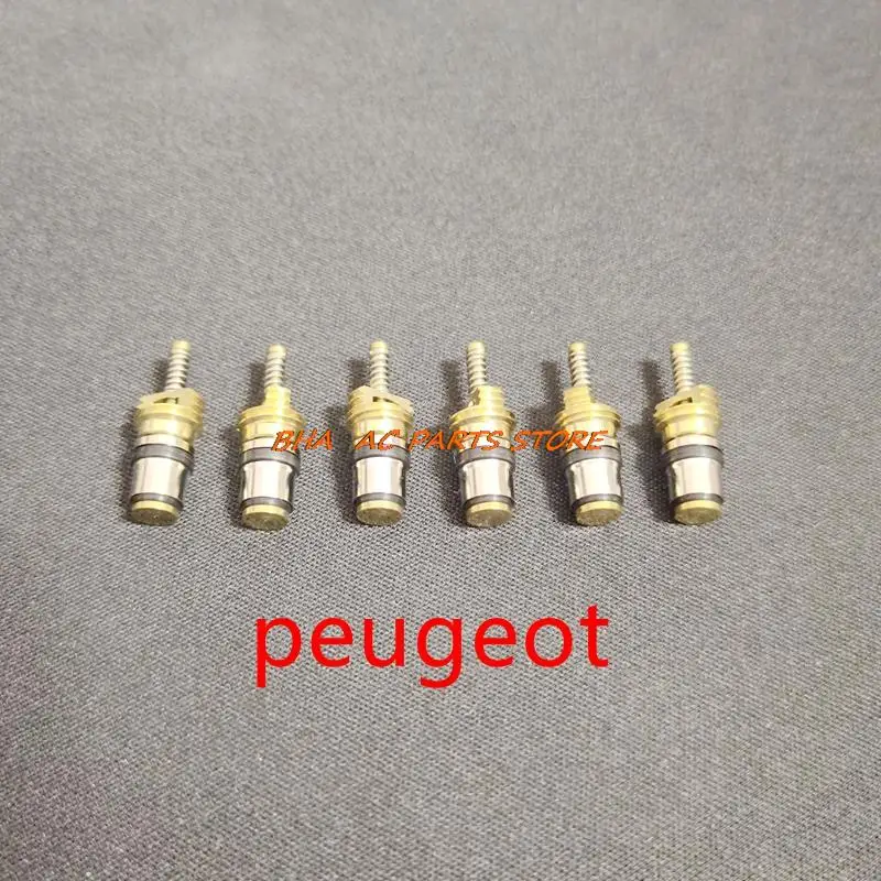 10pieces Air conditioning Charge cold medium interface valve core for Peugeot