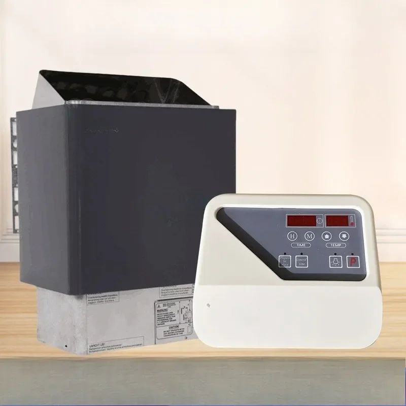 Stainless steel sauna furnace external control digital display wall-mounted heating furnace equipment