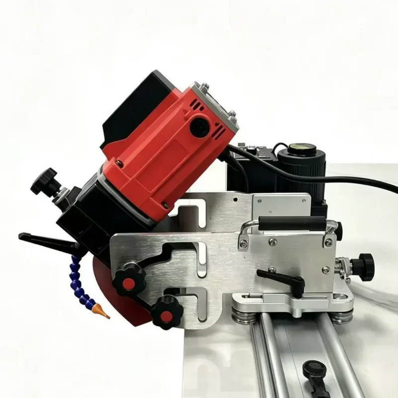 Marble quartzite slab self-propelled knife multi-functional automatic crawler stone cutting machine