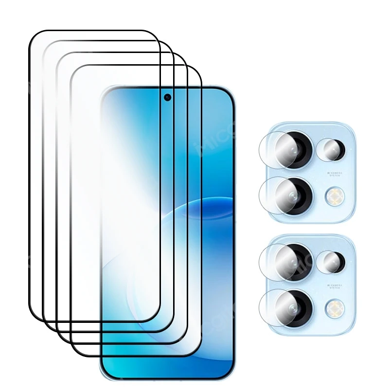 Upgrade For OPPO Reno16 pro Phone Glass Film Shockproof 9H Anti-Scratch Soft Fiber Camera film Reno 16