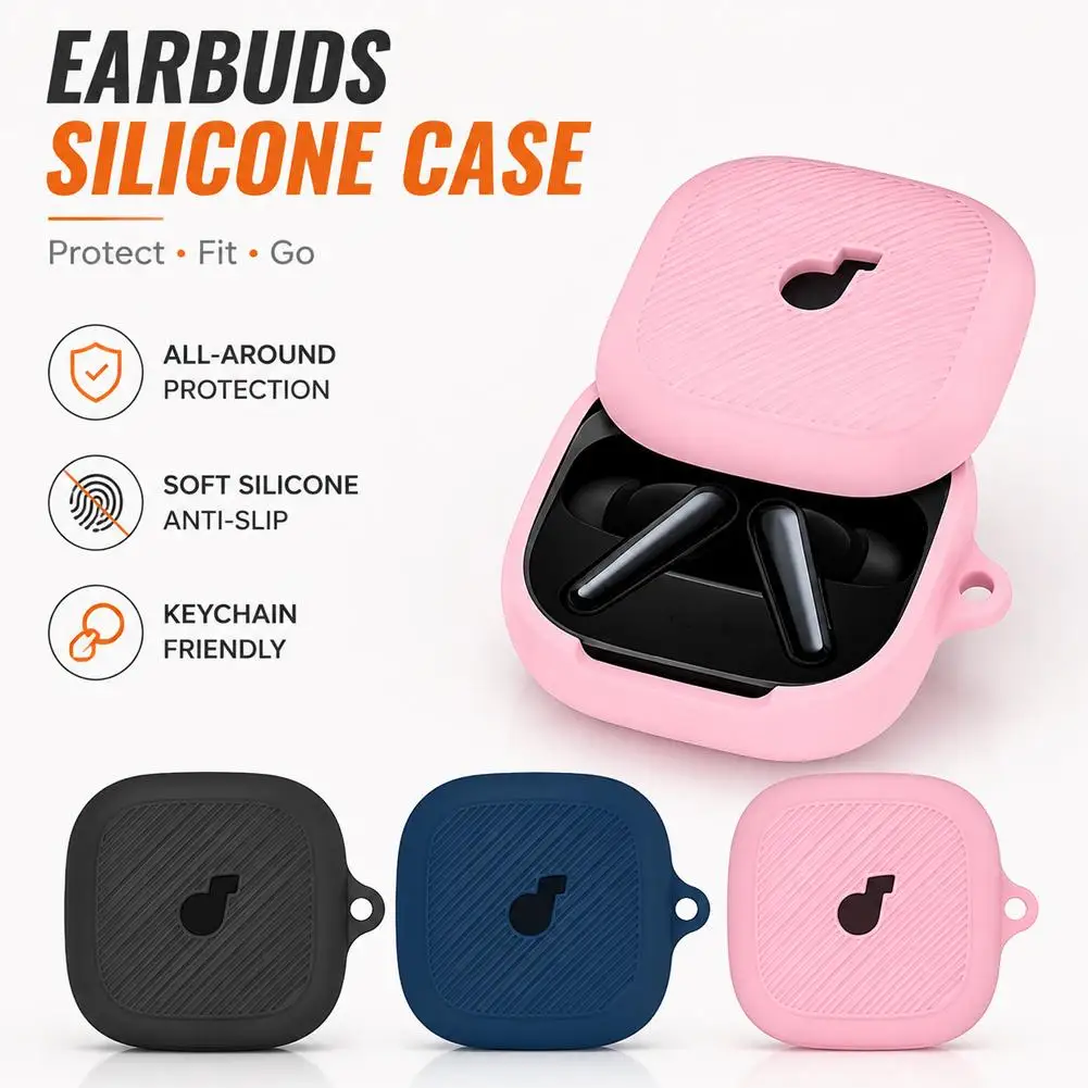 For Anker Soundcore Liberty 5 Case Bluetooth Earphones With Silicone Shockproof And Dustproof Protective Cover