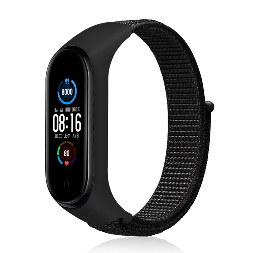 Correa de nailon para Xiaomi Mi Band, pulsera deportiva cómoda, 7, 6, 5, 4, 3