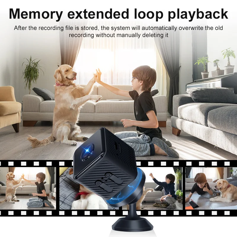 كاميرا صغيرة HD1080P واي فاي عالية الوضوح ليلة مسجل صغير كاميرا صغيرة لاسلكية مراقبة الفيديو مراقبة الطفل إخفاء كاميرا التجسس