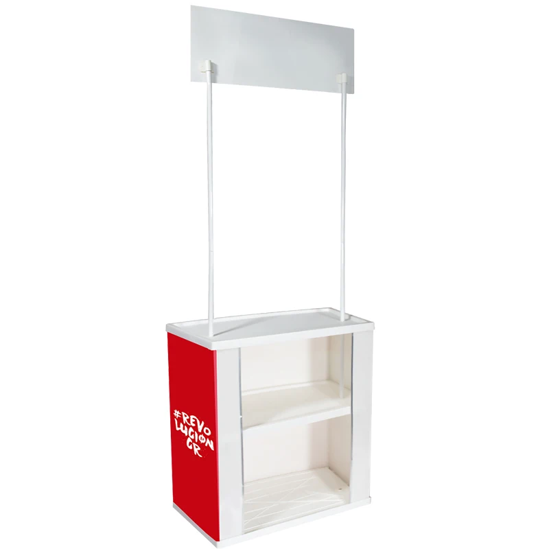 Outdoor Plastic Tasting Table Lightweight Advertising Promotion Stand