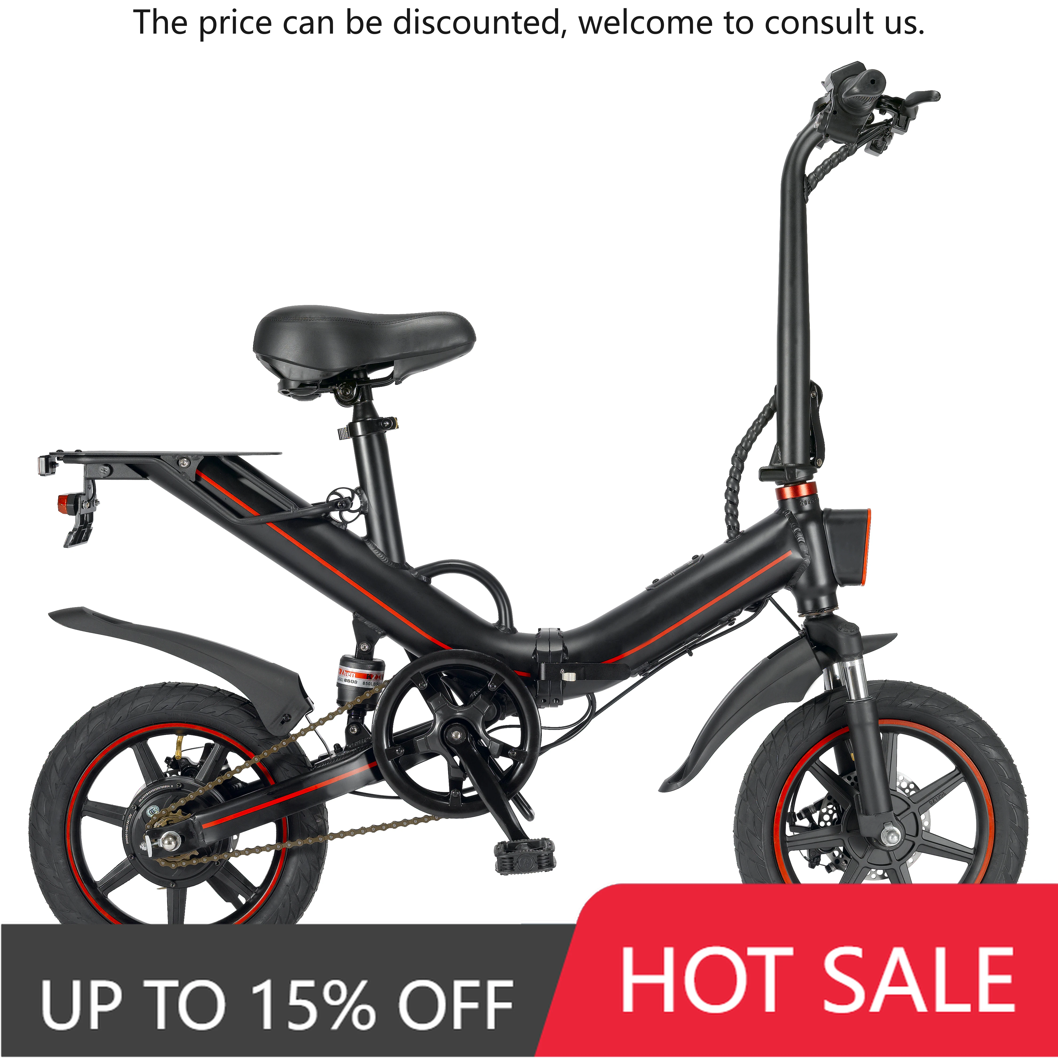 

Dorpshipping V5 14-дюймовый электрический велосипед 500 Вт 48 В может складной электровелосипед с верхним диапазоном 50 км электрический городской велосипед для взрослых