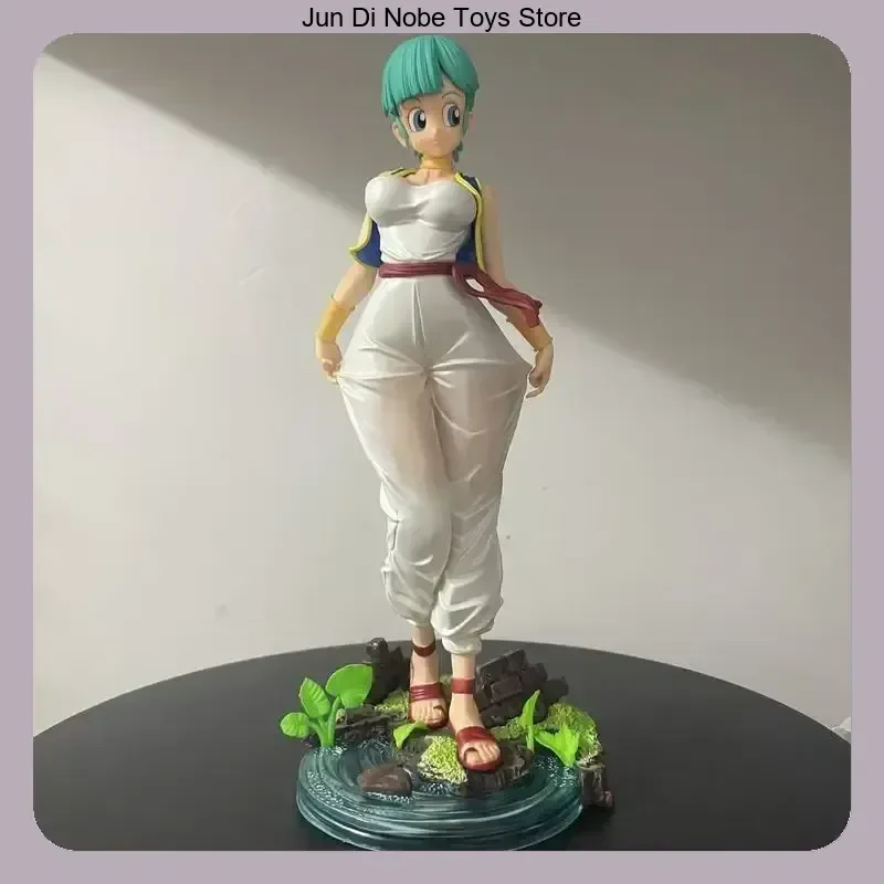 

29cm Dragon Ball Bulma Standing Pose Anime Figure Model Statue Desktop Decoration