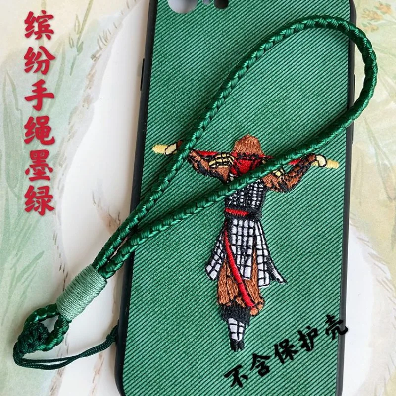 Handwoven Short Phone Wrist Lanyard with Multi Function Keychain for Phone Case USB Drive Keys Unisex Minimalist Accessory Gift