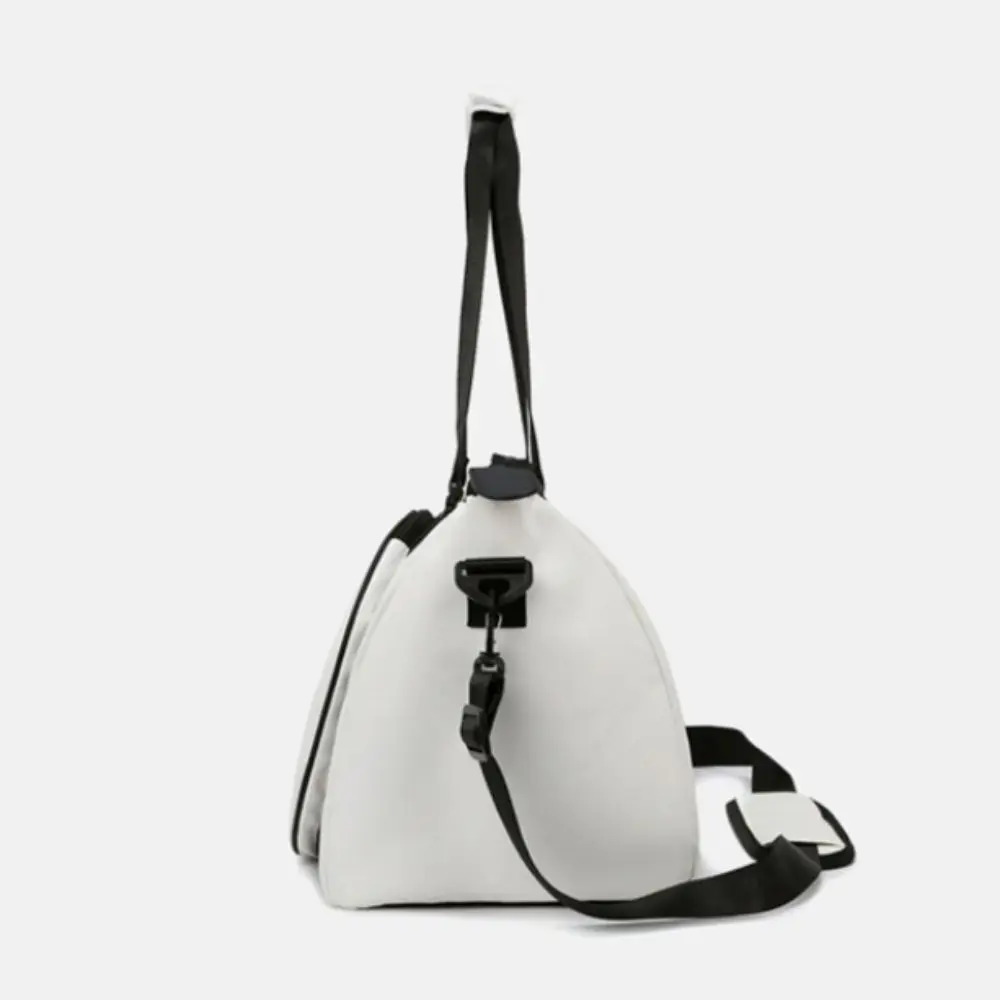 Large Capacity Tennis Racket Bag Adjustable Multi-layer Tennis Shoulder Bag Pure Color One Shoulder Sports Fitness Bag Gym