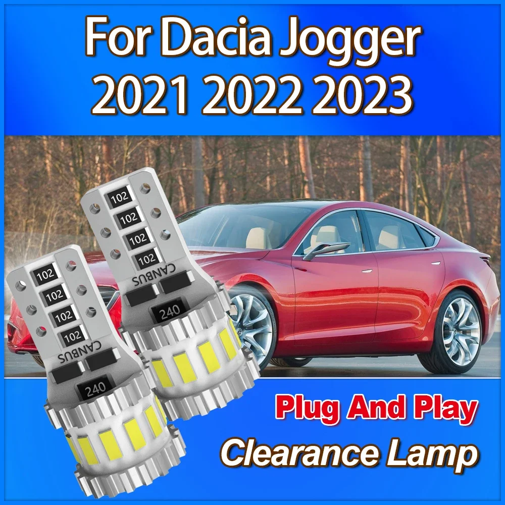 

194 168 T10 W5W 3400LM Super Bright Clearance Lamp Blub 360 Degree Lighting 6000K White 12V For Dacia Jogger 2021 2022 2023