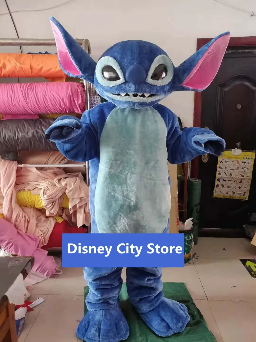 Cosplay Disney Lilo & Stitch Cartoon character costume Mascot Advertising Costume Fancy Dress Party Animal carnival Celebration