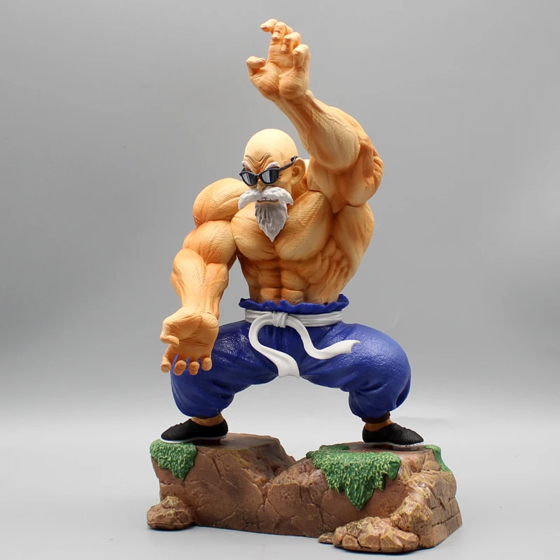 25cm figurki Anime Dragon Ball Super Master Roshi dwie głowy figurki Kame Sennin zabawki z PVC dla dzieci DBZ Model kolekcjonera