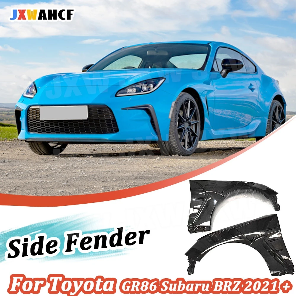 

JXWANCF Carbon Fiber Side Bumper Trims Fender Vents For Toyota GR86 Subaru BRZ 2021 + FRP Car Bodykits Exterior High Quality