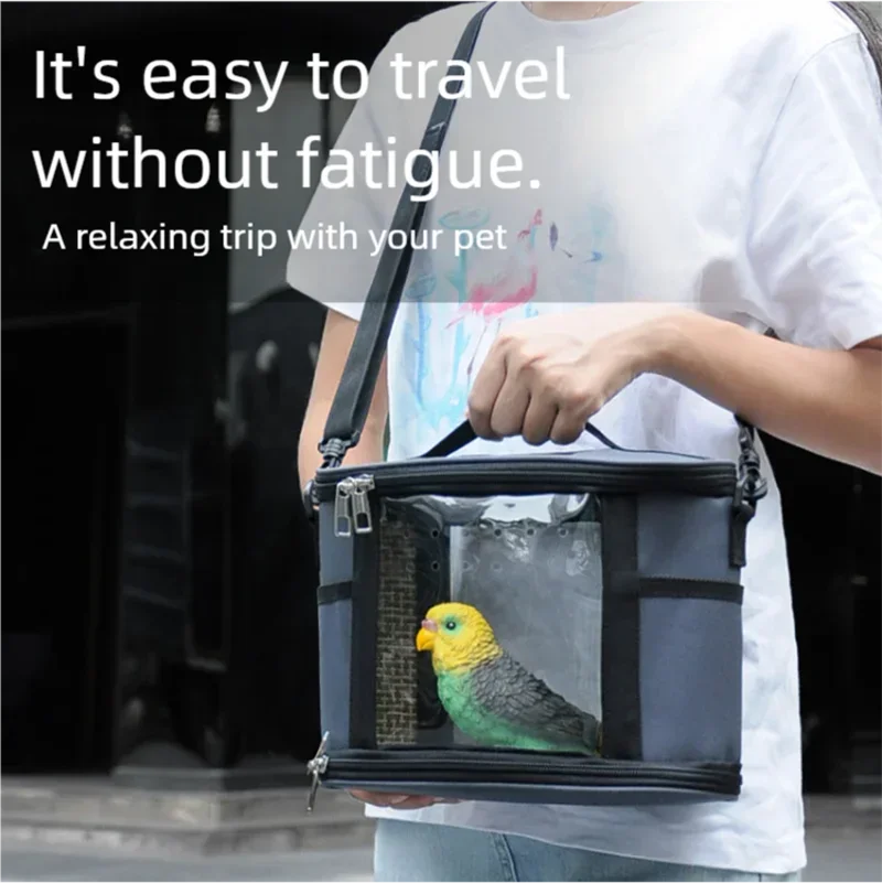 

Parrot bag for outdoor use, portable bird, small pet, hamster, Dutch pig, rabbit, one shoulder, lightweight handheld Outward bag