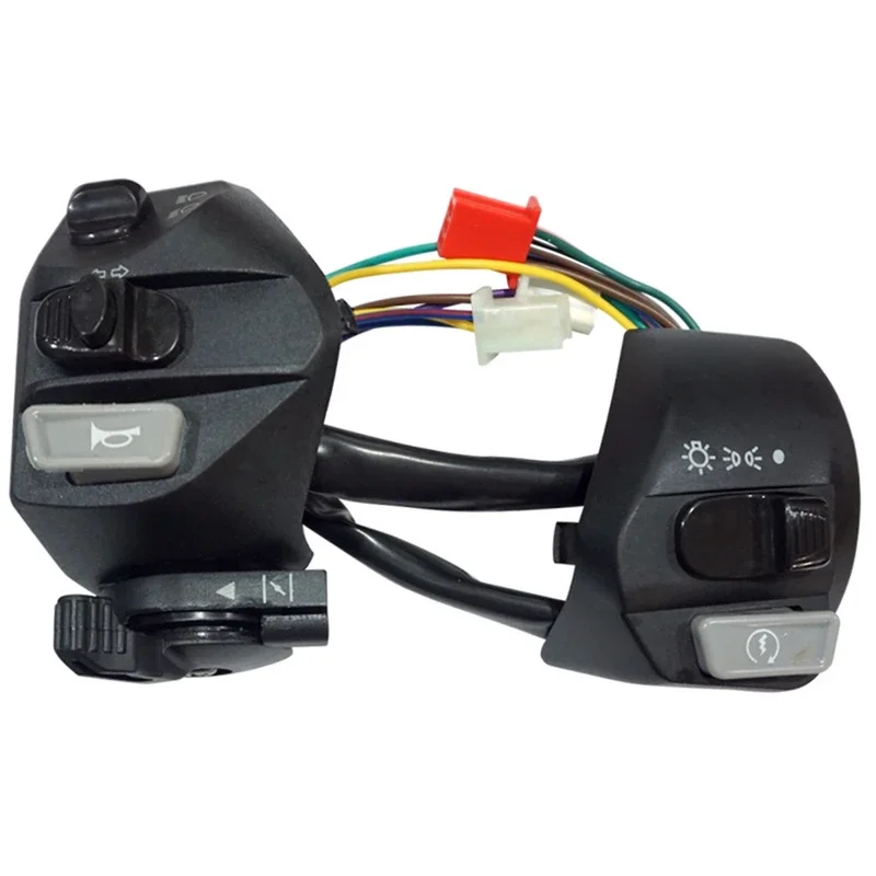 Motorcycle Turn Signal module Switches ON/OFF Button Handlebar Controls Horn Start Switch Accessories Items for Yamaha MIO LC135
