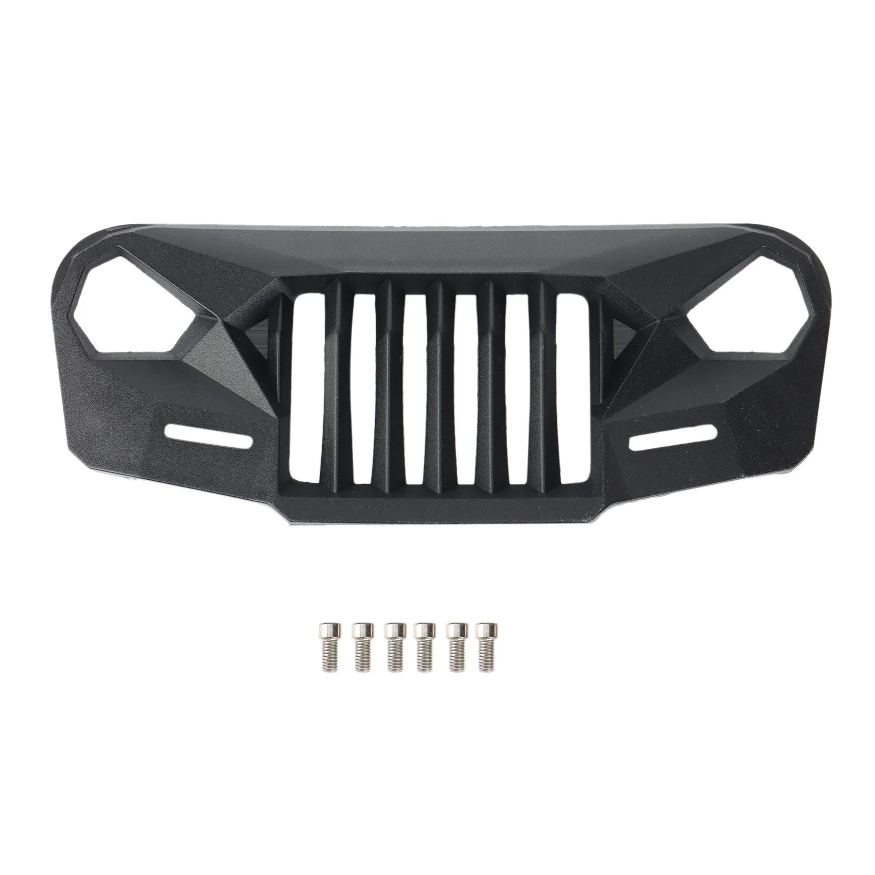 Ms Anger Front Face Grating Grille for 1/10 RC Crawler Car Axial SCX10 II III 90046 AXI03007 Jeep Wrangler Body Parts_A83M