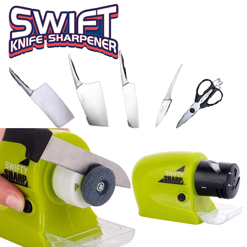 Swift Knife Sharpener Professional Kitchen Knife Sharpening Tool Sharpening Stones for All Types of Knives and ScissorsSharpener