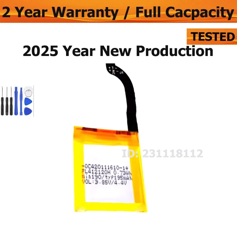 PL412120H Battery For Huami Amazfit GTR 42MM 195mAh Smart Watch Replacement Bateria