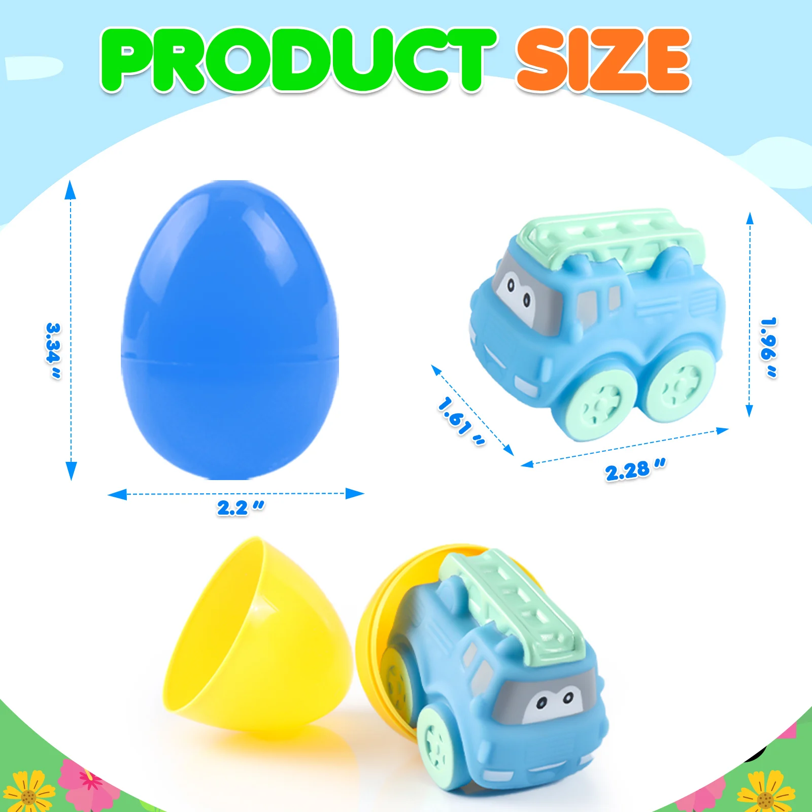 12Pcs Soft Rubber Car Toys, Bath Toys Vehicles for Baby Toddlers Boys and Girls Kids Baby Shower Stuffers Party Favors Gifts