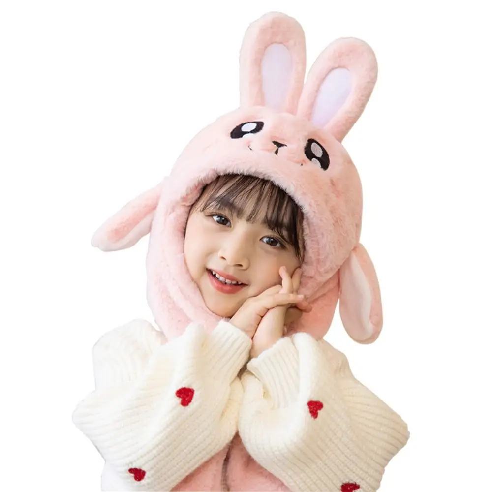 

Plush Ear Moving Jumping Hats Warm Bunny Ear Novelty Plush Rabbit Winter Caps Creative Cute Bunny Ear Caps Children