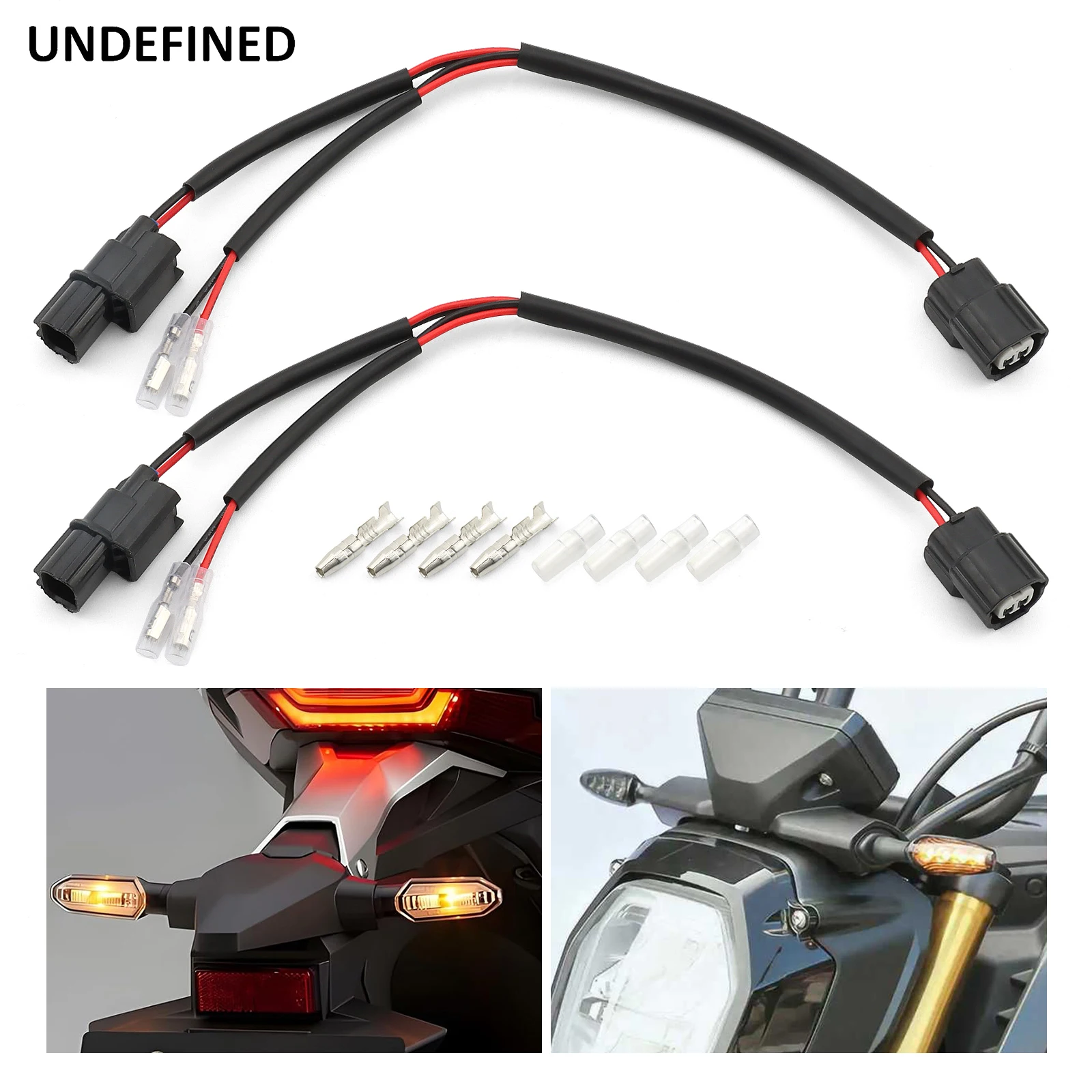 For KAWASAKI Z650 Z650RS Ninja ZX-4R ZX-4RR 23-26 Ninja ZX-10R Versys 1000 Turn Signal Wiring Adapter Plug Connector Harness
