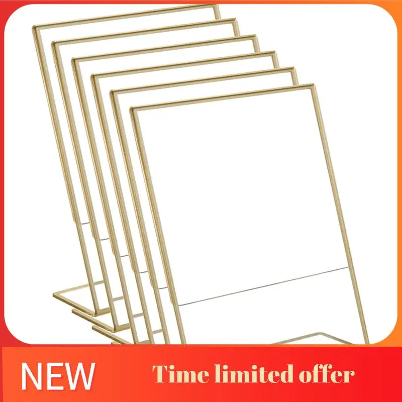 abrn-cadre-dore-en-acrylique-support-de-panneau-de-table-a-dos-incline-pour-carte-de-table-de-mariage-signes-de-restaurant-photos
