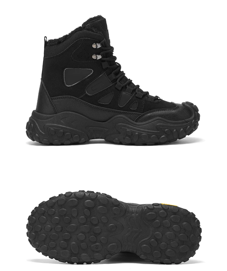 Herren-Winterstiefel, warm, kältebeständig, mit weichem Innenfutter, strapazierfähig, ideal für den Einsatz im Freien, für den täglichen Gebrauch, als Weihnachtsgeschenk. – Detail 23