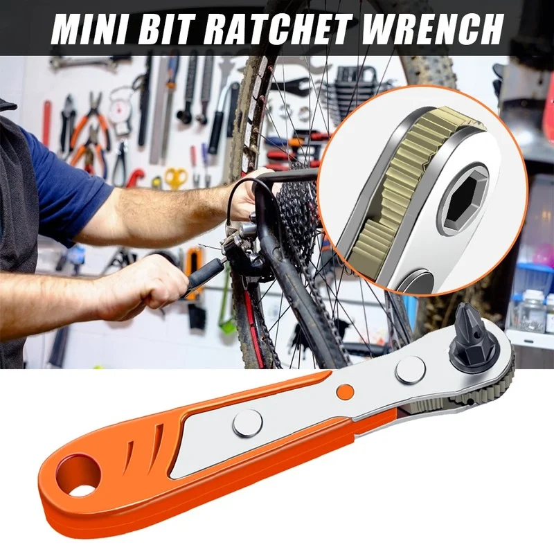 Hexagon Torx Ratchet Spanner Quick Release Tool Socket Driver Allen Key Wrench Screwdriver Repair Tool