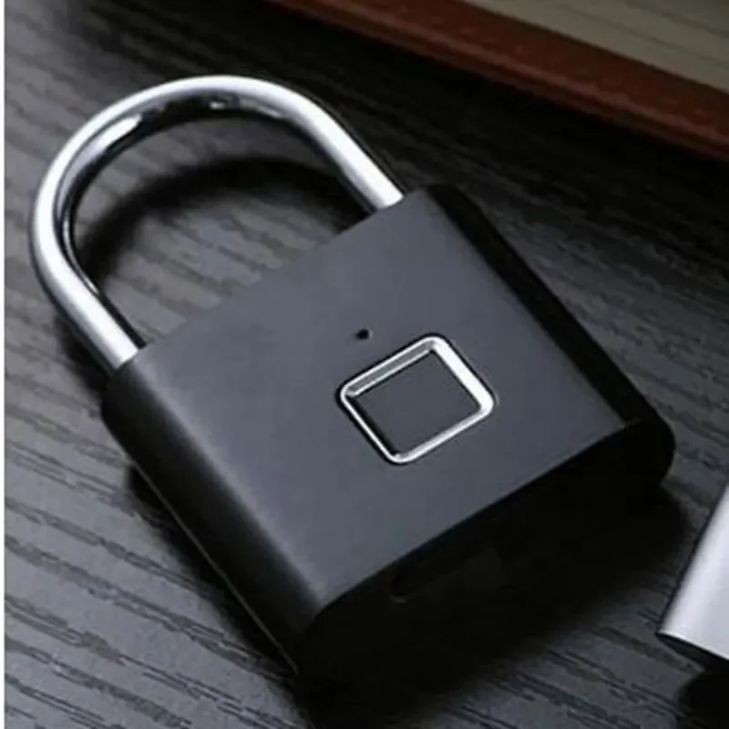 Дверной замок с зарядкой через USB, умный замок с отпечатками пальцев, быстро разблокирующийся чип из металла из цинкового сплава