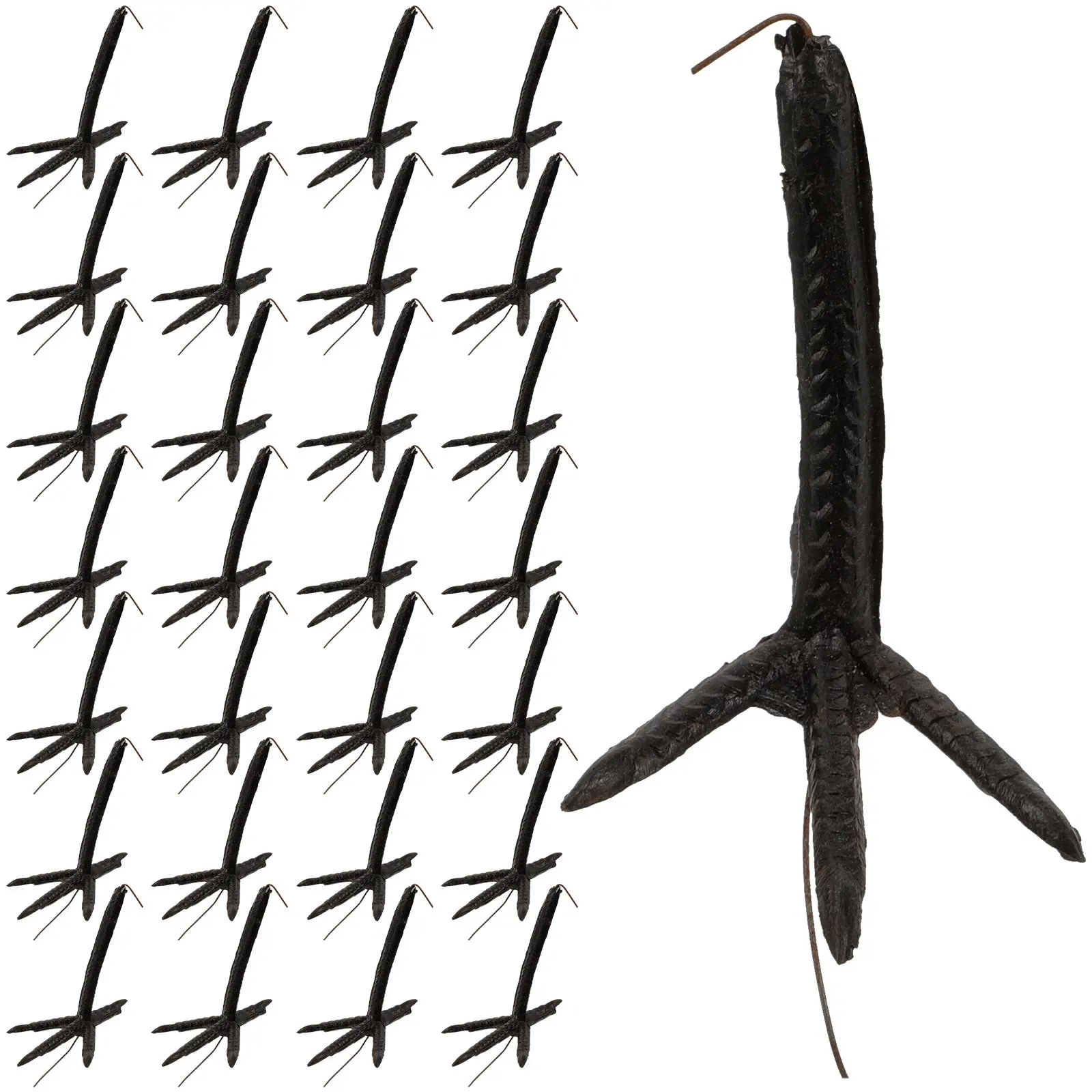 

50Pcs Plastic Simulation Chick Feet Claws Soft Replacement Parts for Stuffed Animal Accessories Making Materials