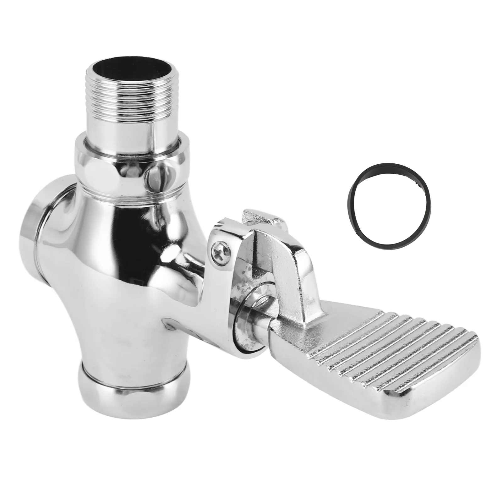 Toilet Foot Pedal Flush Valve Brass Non Slip Easy To Operate Water Saving Toilet Foot Pedal Valves For Sink