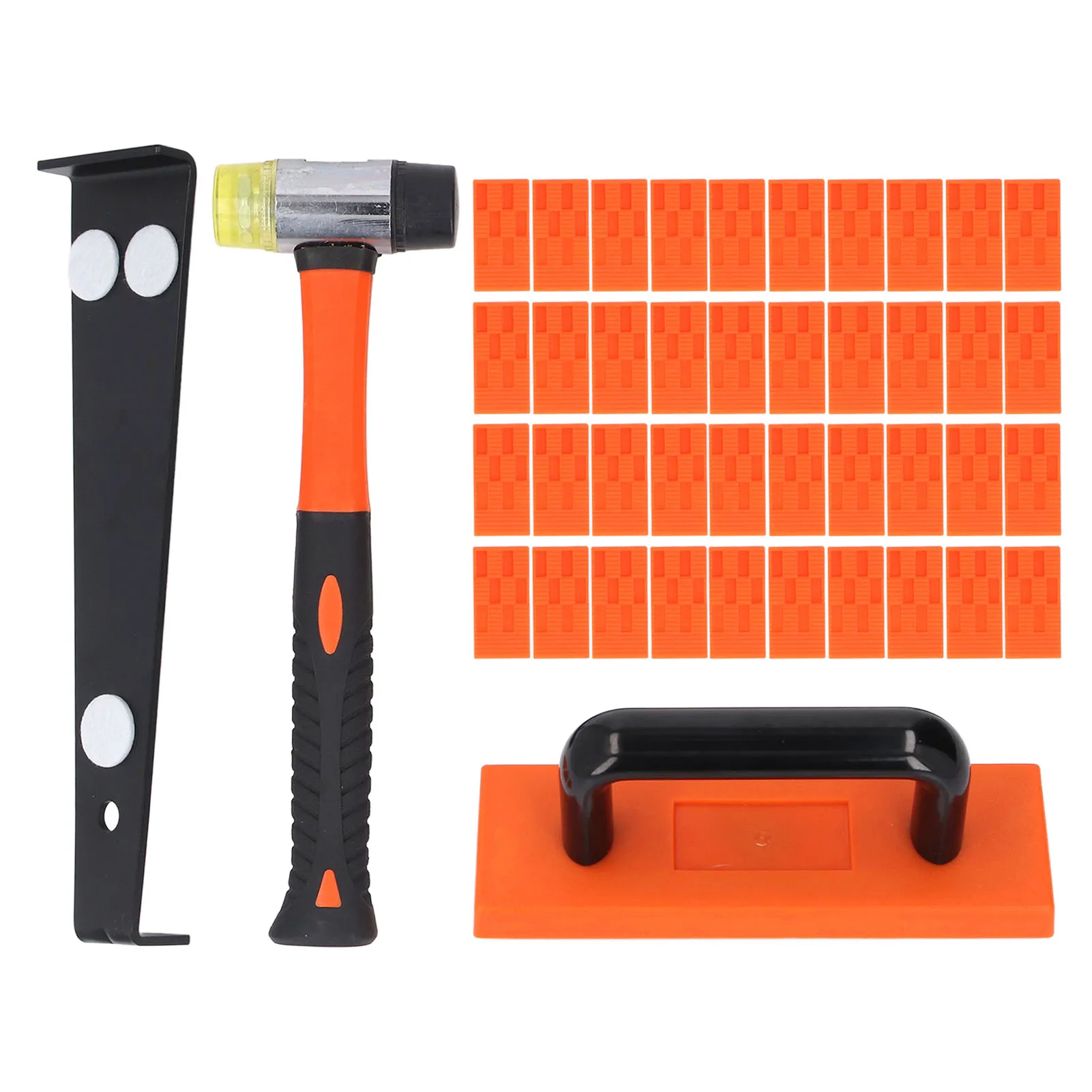 

Набор для установки деревянного пола из ламината, 2-сторонний мягкий молоток, набор инструментов для установки деревянного пола из ламината для обустройства дома