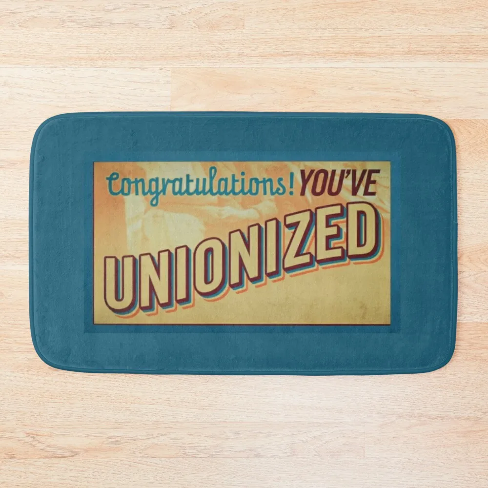 

Congratulations! You've Unionized - Game Changers Bath Mat Slip-Resistant Bathroom Rug Set Mat