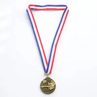 

Karate Medal Zinc Alloy Small Reusable Martial Art Hanging Medal For Competition Judo Events Decorative Trophy Team Sports