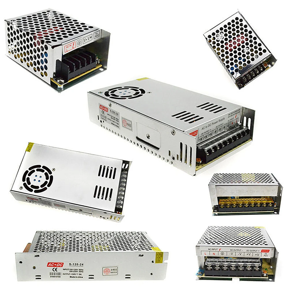 Driver AC100-240V to DC 24V 1A 2A 3A 5A 10A 15A 20A 30A 40A 50A  Power Adapter for LED Strip light Supply Transformer