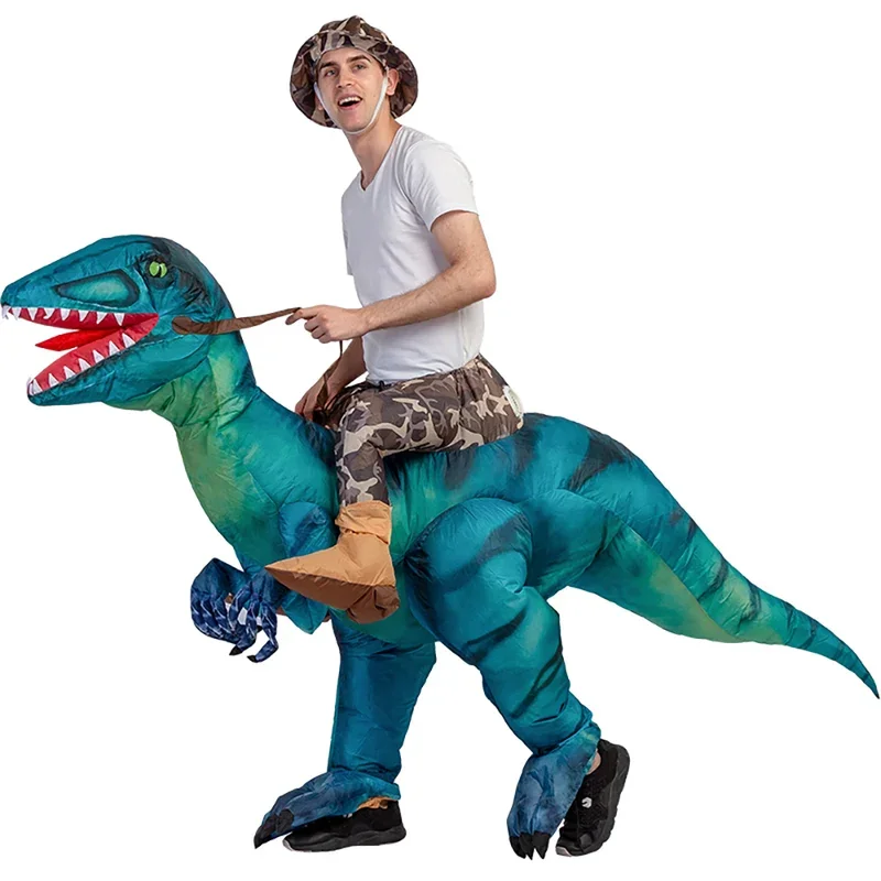 VelociRaptor T Rex ชุดคอสเพลย์อนิเมะสำหรับผู้ใหญ่, ไดโนเสาร์สัตว์ของขวัญวันเกิดสำหรับผู้ชายผู้หญิงชุดคอสเพลย์