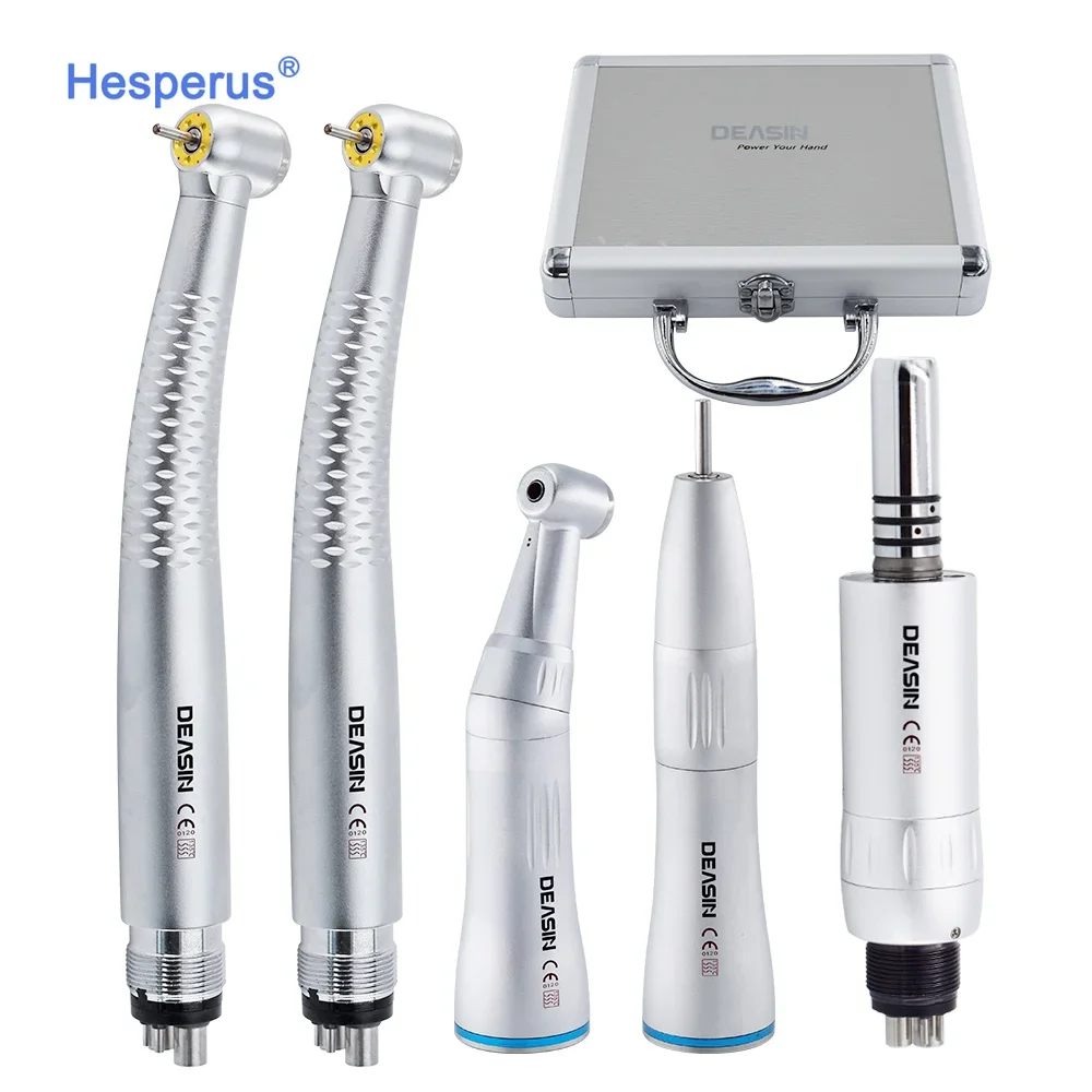 Den  tal LED lamp Electric High Speed Turbine  and low speed  Handpiece sets Den  tal Surgery Handpiece Set