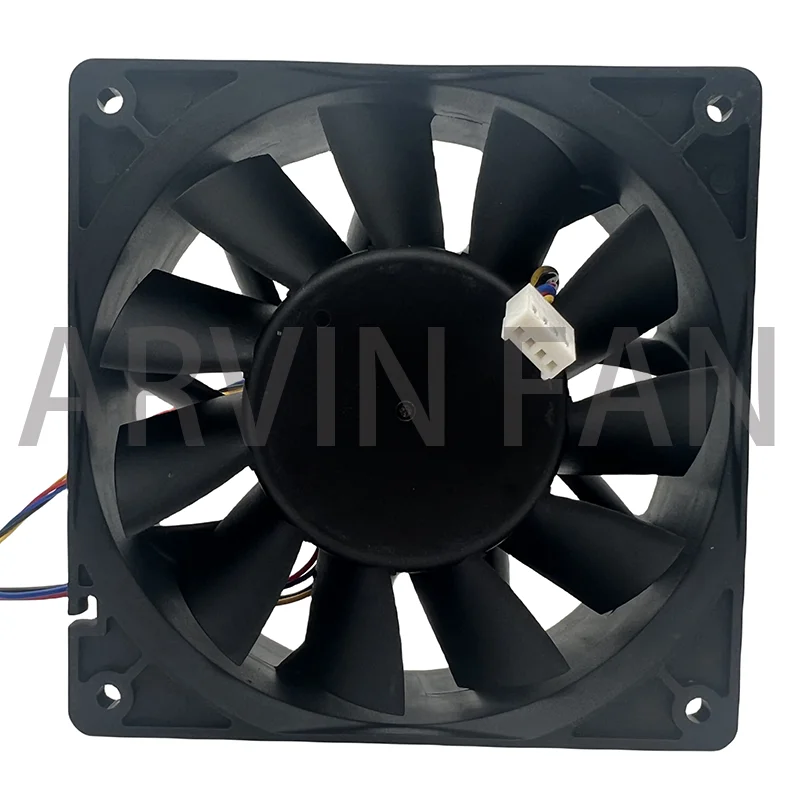 Alta Velocidade CFM Air Pressure Cooling Fan, Poderoso Refrigerador Axial para Armários, 120mm, 12038, 12V, 4.8A, 7000RPM