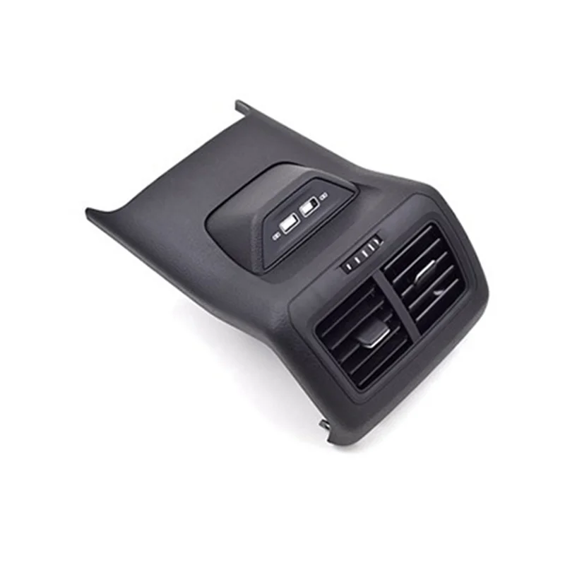 Rear Air Vent Outlet with Double Charger Center Armrest USB Charging Adapter Cable for Vw Golf 7 MK7 7.5 5GG864298B