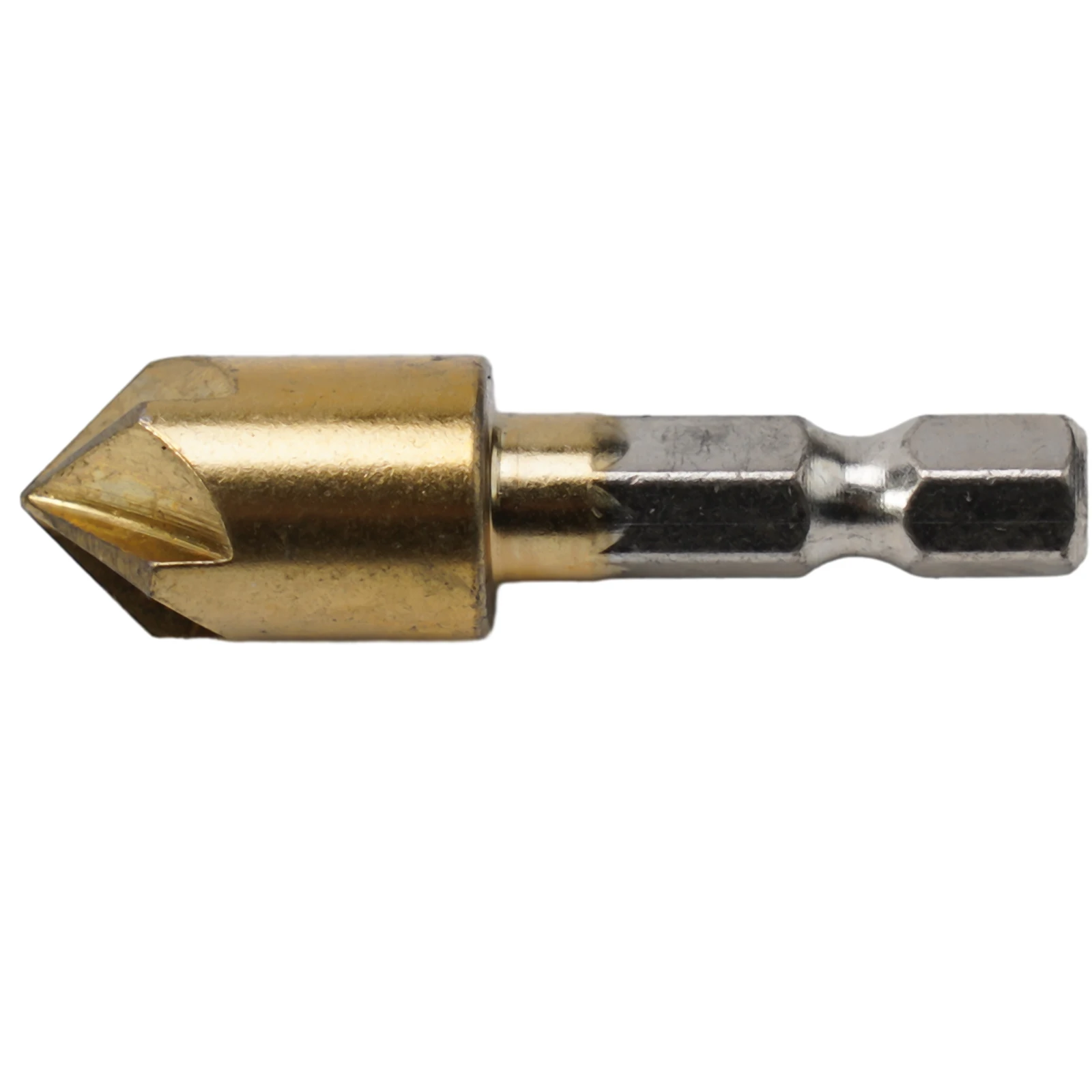 Hex Shank Ferramenta Broca para Naufrágio de Madeira, Aplicação 90 Graus, Chanfro Debur, Novo e Não Utilizado, Facilmente em 1, 4"