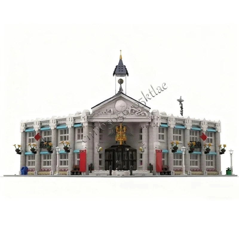 5584PCS Beacon Inn MOC Creativo Street view Modello Building Blocks Architettura Educazione fai da te Assemblaggio Modello di Natale Giocattoli per bambini