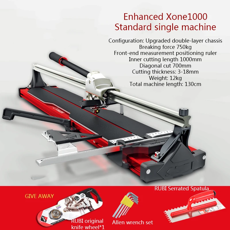 

Xone1000/Xone1200 Ceramic Tile Cutter Reinforced Manual Ceramic Tile And Floor Tile Push-Pull Knife High-Precision Knife