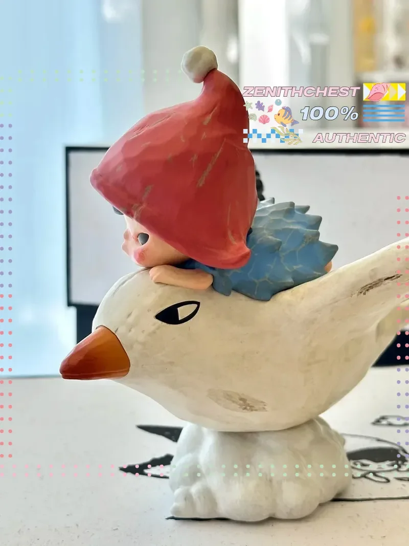 Pop mart hirono skyward série anime figura de ação ornamento estatuetas hirono coleção decoração para casa bonecas de mesa modelo crianças presente