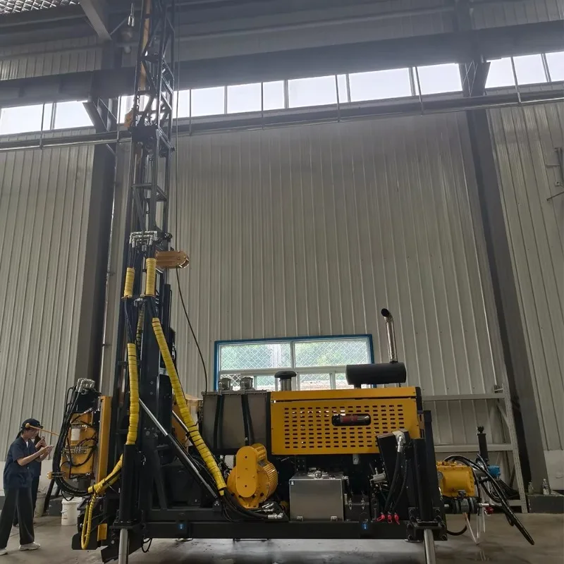 Portable Hydraulic Core Borehole Exploration Drilling Rig Geological Water Well Equipment Machine