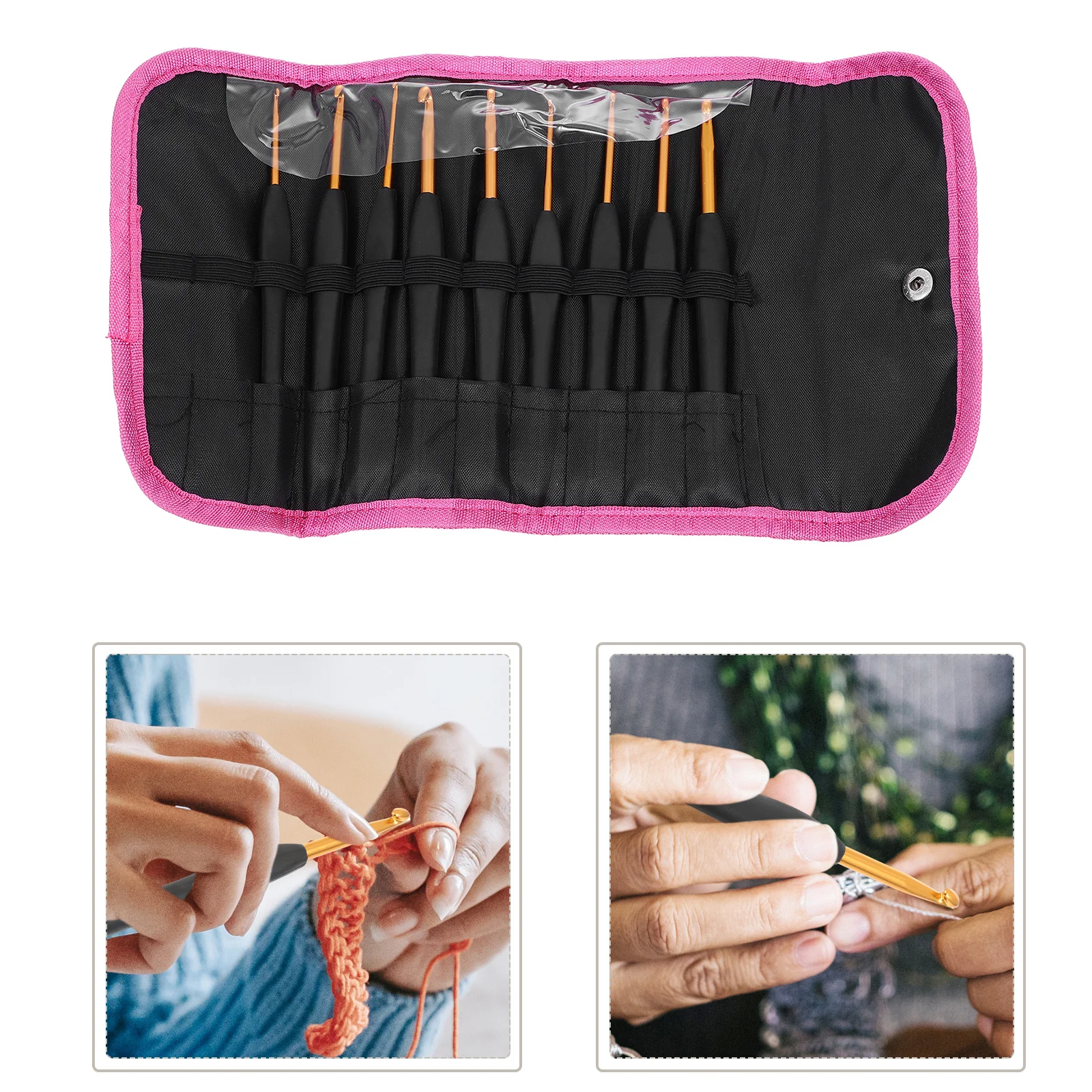 

1Set Sweater Knitting Needles Durable Tpr Handle Perfect for Scarf Sweater Yarn Craft Kits Beginners to Experts